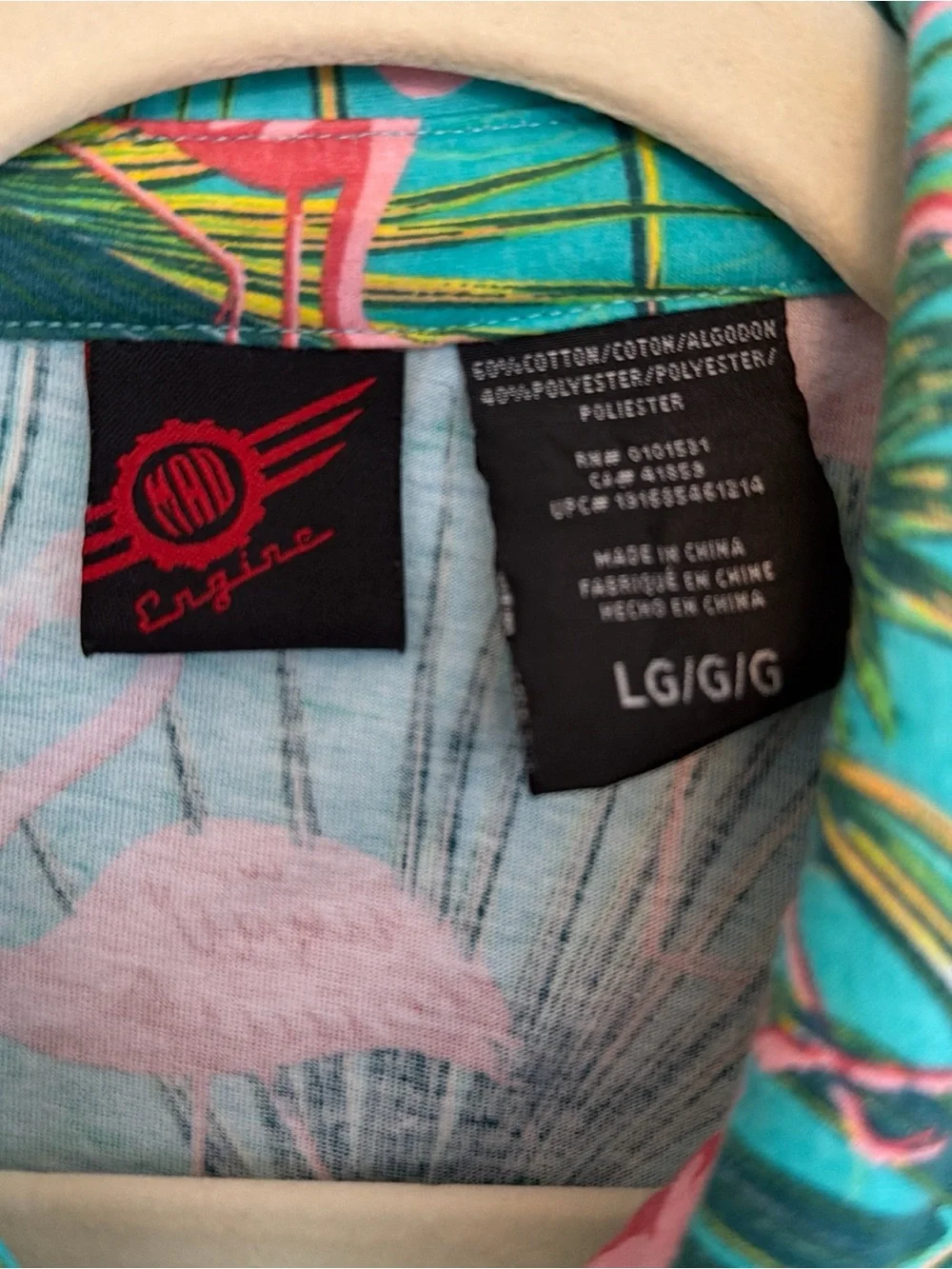 Kavu Turquoise & Pink Flamingo Romper